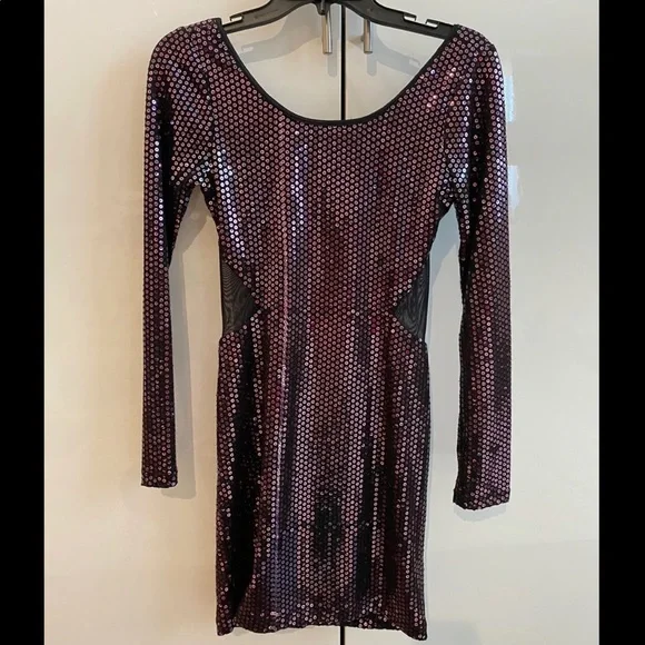 ruby rox sequin dress New NWT Ruby Rox Pink Polyester Satin Strapless Party Dress Sequined Bust Size 9
